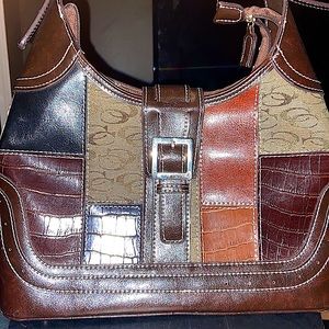 Patchwork Leather Purse